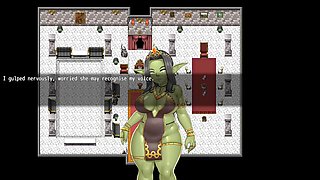 Cum on mouth, goblin, 3d