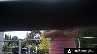 Natasha Nice & XWife Karen - Big Natural Tits MILFs Oil Up For Rough Lesbian Fingering