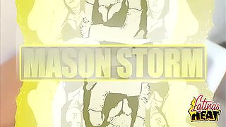 Inked Latina Slut Mason Storm Gets Destroyed And Swallows Load!