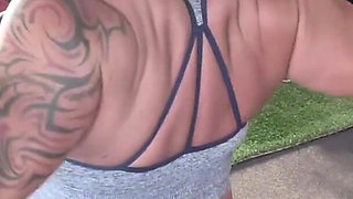 I Worked My Back Really Hard Today, Was Proud of the Weight I Was Able to Do Vids Following Pix