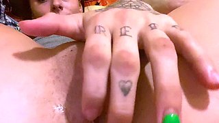 Dp loving close up hoe uses toys