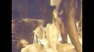 Threesome - Big Black Cock and Small White Dick for a Horny Brunette