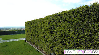 Lovely Babe Billie Star Seduces Man With Her Huge Melons