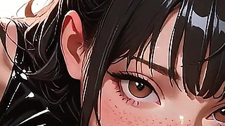 Cute Girl Sloppy Blowjob Anime Hentai