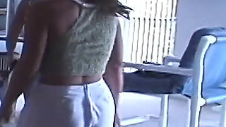 Two Stacked Hotties Play Pool Naked