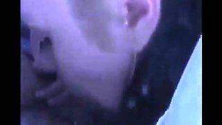 Blonde Amateur Gives a Blowjob in a Car