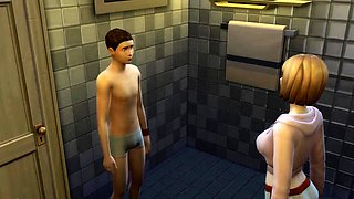 Foxy 3D Superwoman bounces up and down on a cock