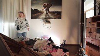 Petite Blonde's no panties xxx by No Panties TV