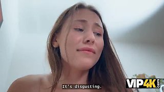 VIP4K Lesbian Girls Lick Pussy for Money in Front of Stranger