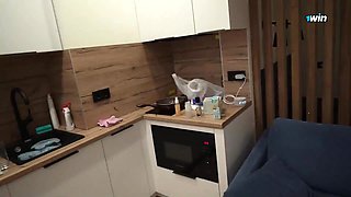 Feel the heat of a maid's steamy facial with a wild twist