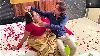 After marrying the newlywed bride, the husband brought her home and had sex with her on the night of the wedding.