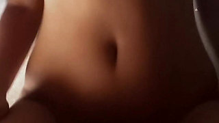 Teen Gets Horny After Seeing Her Daddy Masturbating Alone at Home and Gets Naked in the Bathroom Thinking About Riding His Cock.