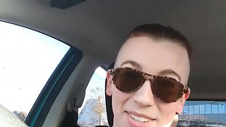 Alt Redhead Cums After Public Exhibitionism