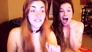Horniest Amateur 19yo Teen Lesbians fucking on Webcam