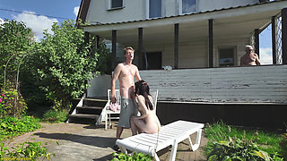 Old Peeker Man Licking My Skinny Girlfriend