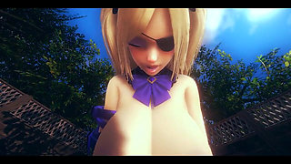 Genshin Impact Hentai - POV Fischl Cowgirl Fucking - Japanese Asian Manga Anime Game Porn