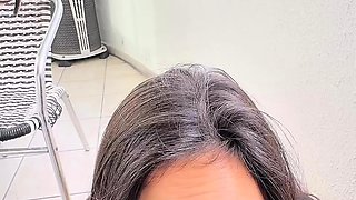 Brenda Trindade Deepthroat Blowjob In Balcony Onlyfans