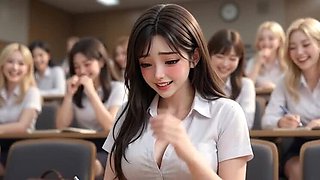 Horny College Student Fucks Her Professor After Hours – Hot AI Hentai