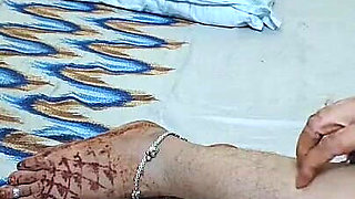 Foot Job by Bhabhi and Chudai by Devar