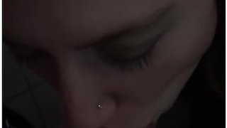 Blowjob In Public Toilet