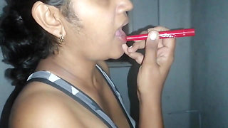 Father in Law's Gigantic Dick Hangs Out Under His Sarom for Step Daughter