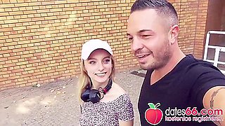 Risky Public Sex: Hot Teen 18+ Students 18+