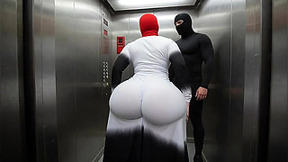 Big Ass Neighbor Twerking for Me in the Elevator