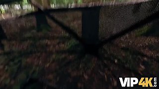 Stanley Johnson Fucks Hot Redhead Noi Feja in Forest - Cuckold Boyfriend Watches HD POV