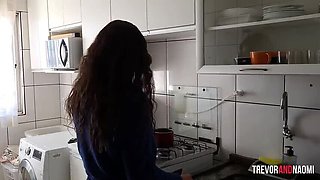 Morning Coffee Leads to All Day Fucking with Brunette Latina Amateur