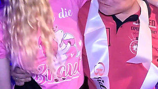 Bachelor Farewell Becomes a Stranger Party! Condom Gets Stuck in the Pussy! Threesome Even Before the Wedding Ceremony!