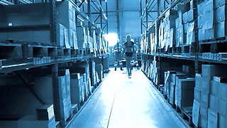 German Domination Scene - Blonde in Fetish Gear