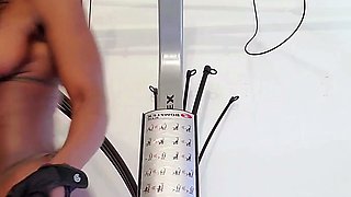 Webcam beauty and her toys have solo sex