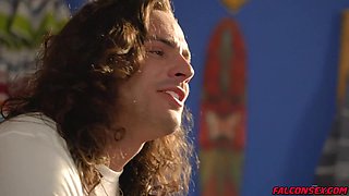 Luca and Mr. Deep Voice eat ass, suck dick