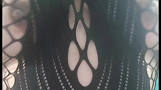 See how I play with me, caressing me for you