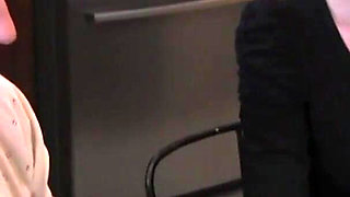 Submissive lezbian act of the mistress and her hairy obedient slave