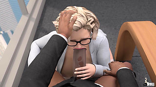 POV Big Tit Emo and Curvy Secretary Gets Fucked Like Cheap Sluts