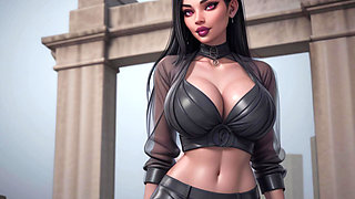 Goth Inspired Hentai Woman (slideshow)