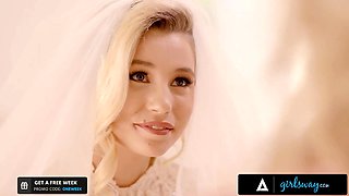 Girlsway milf Julia Ann fucks bride-to-be Carolina Sweets