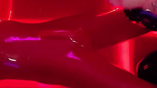 Teased in the Vac Bed by Latex Goddess