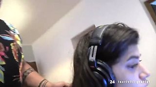Wife Gets Fucked From Behind While She Works! Huge Tits Milan MILF Cheats On Hubby - Doggystyle Cumshot!
