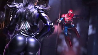 Asian Babe Thesaradeyy Gets Spider-Man Doggystyle in Public Outdoor Blowjob Fuck