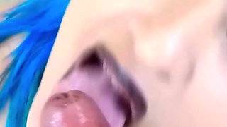 Emo Teen Swallows My Cock