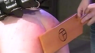 Training apprentice to spank and punish teen.