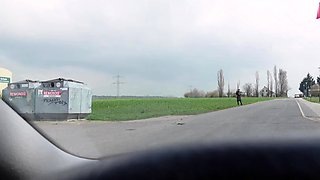 German amateur teen wants to cheat on blowjob car date