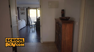 POV - Foursome fucking with horny babes