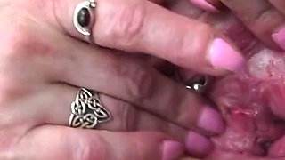 Horny Mature Lady Scarla La Faux Masturbates with Her New Vibrator