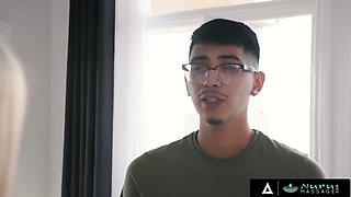 Andi Avalon Nuru Massage Teen Boy With Big Tits MILF Fuck