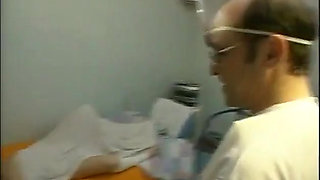 Old doctor fucks a nurse