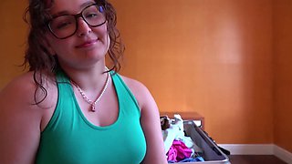 My Naughty Curvy Buxom PAWG Step-sis Invited Me To Masturbate With Her & We Ended Up Fucking For Real