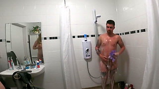 Mom walks in on step son in shower and joins him